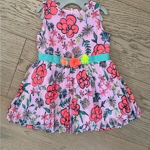 2T Floral Dazzling Dress Dress